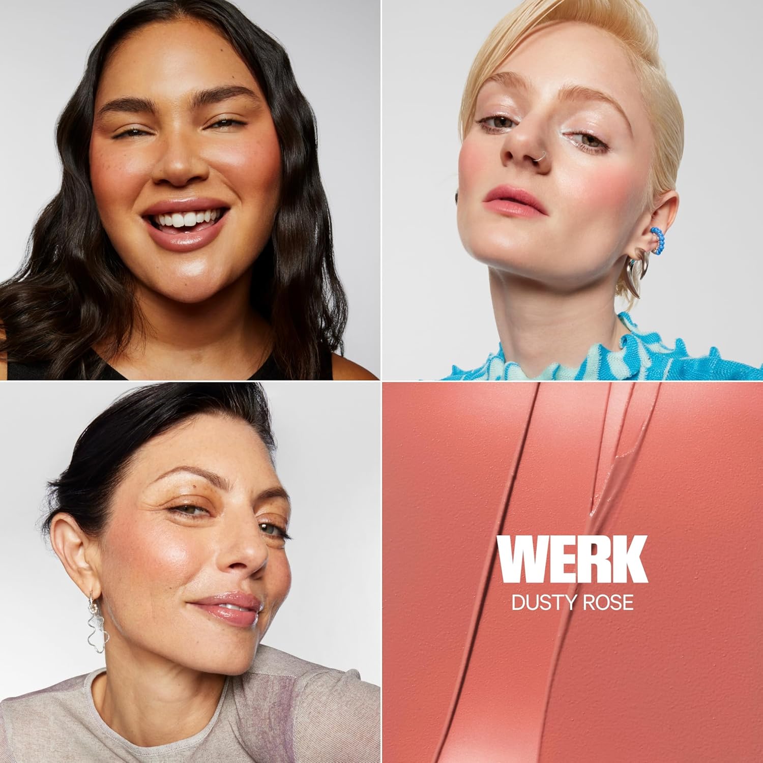 Lip + Cheek Stick – Multi-Use Cream Blush + Lip Color with Mango Butter, Avocado Oil + Apricot Oil – Hydrating, Buildable, Long-Lasting, Vegan Formula